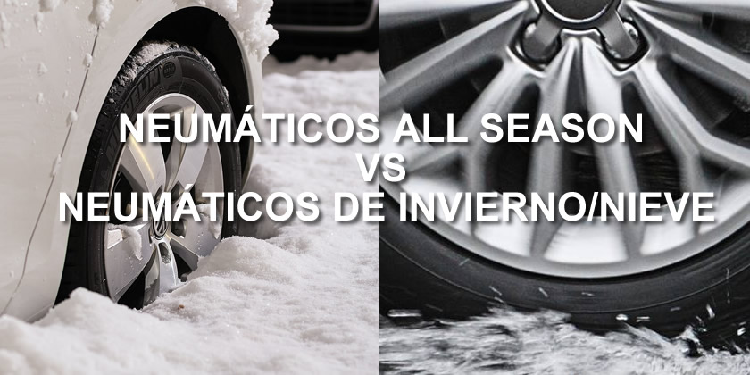 neumáticos all season vs invierno